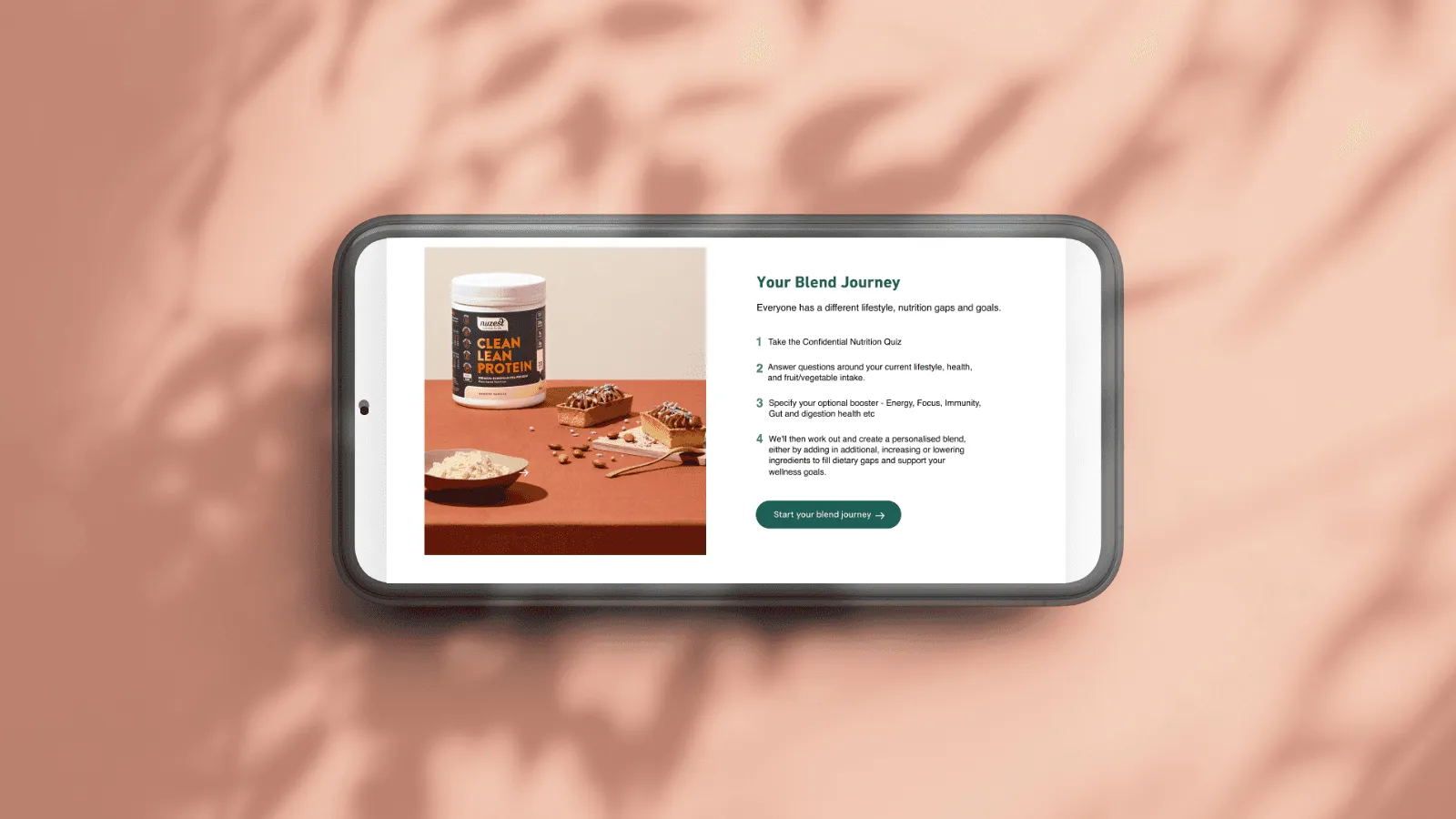 A morning-routine story that shows where the product fits in a day.