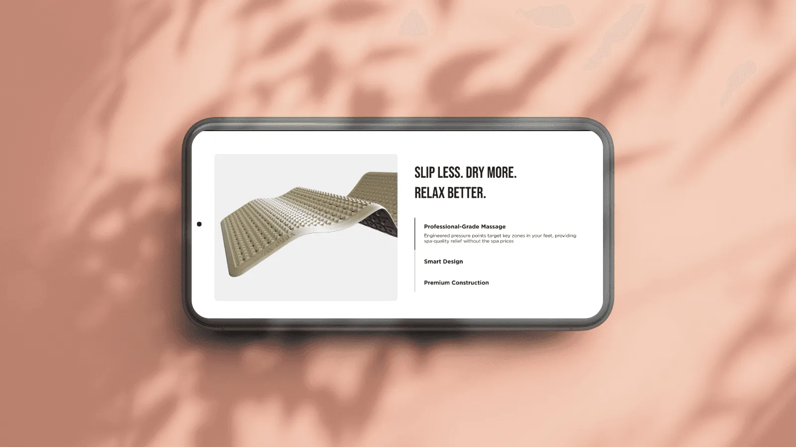 Benefit-led sections and social proof built from customer research.