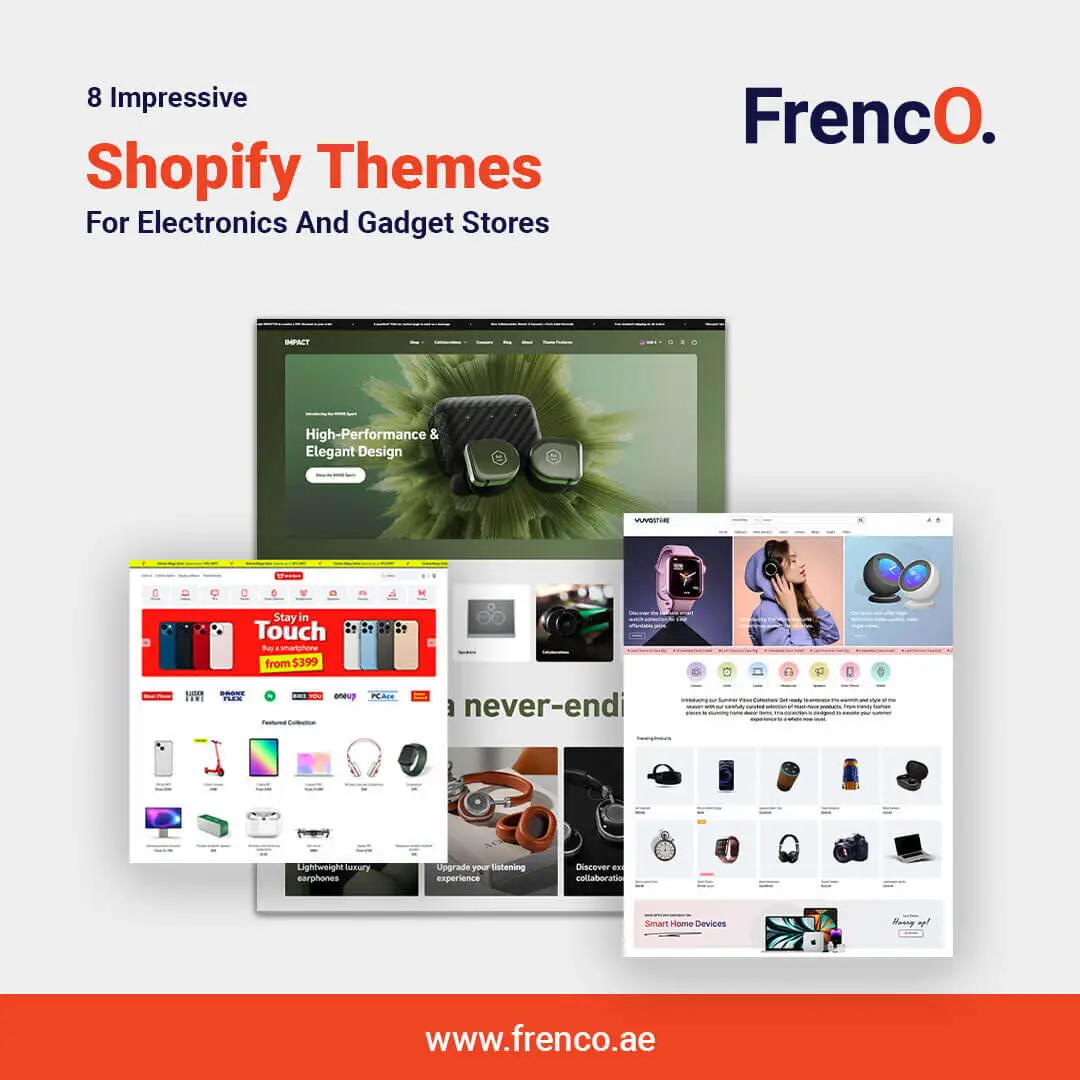 8 Impressive Shopify Themes For Electronics And Gadget Stores