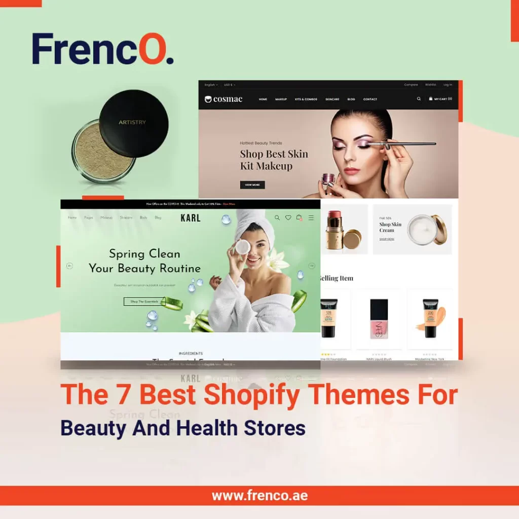Shopify themes for beauty and health stores