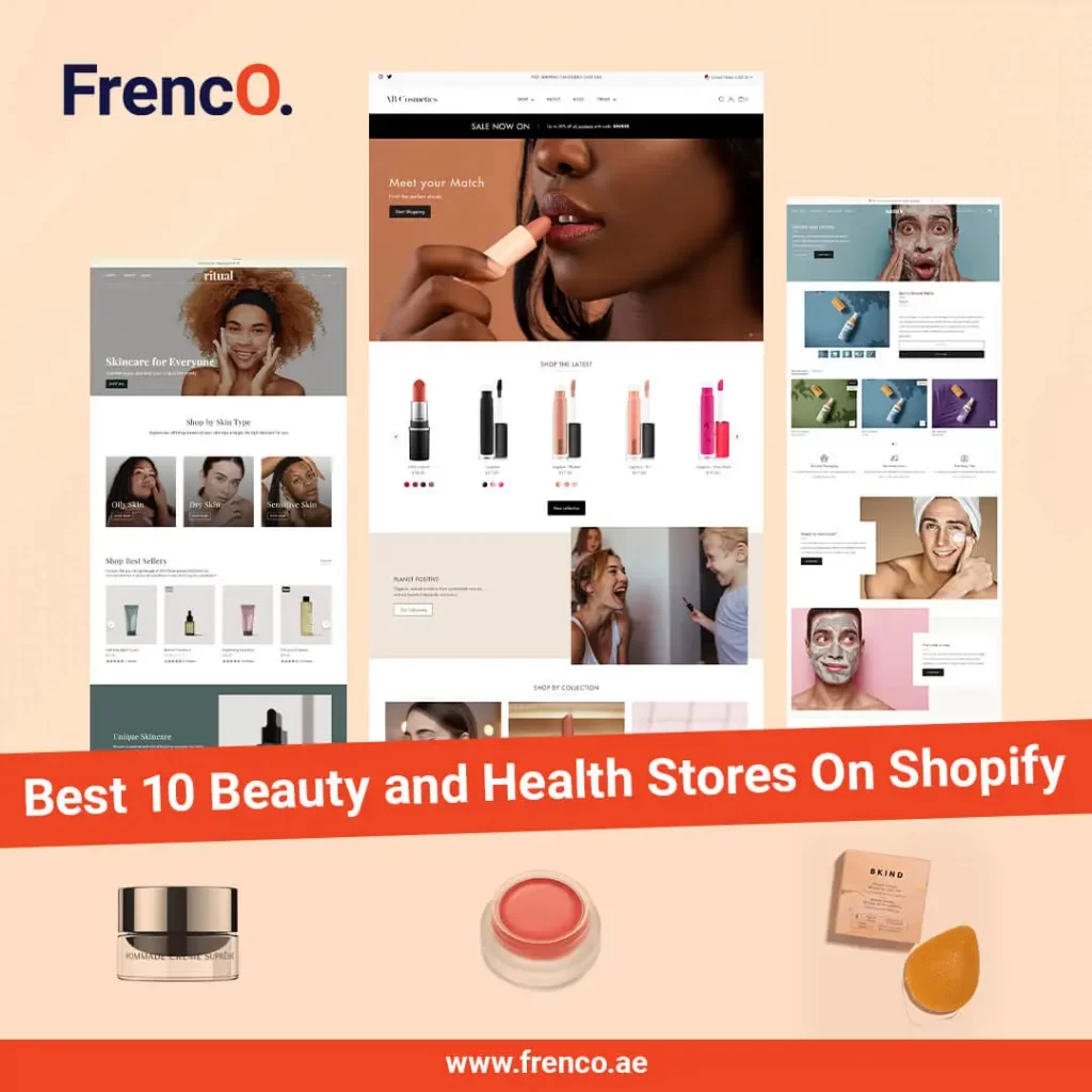 Beauty and health stores on Shopify