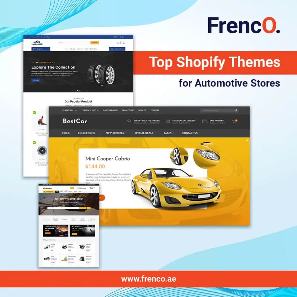 Shopify themes for automotive stores
