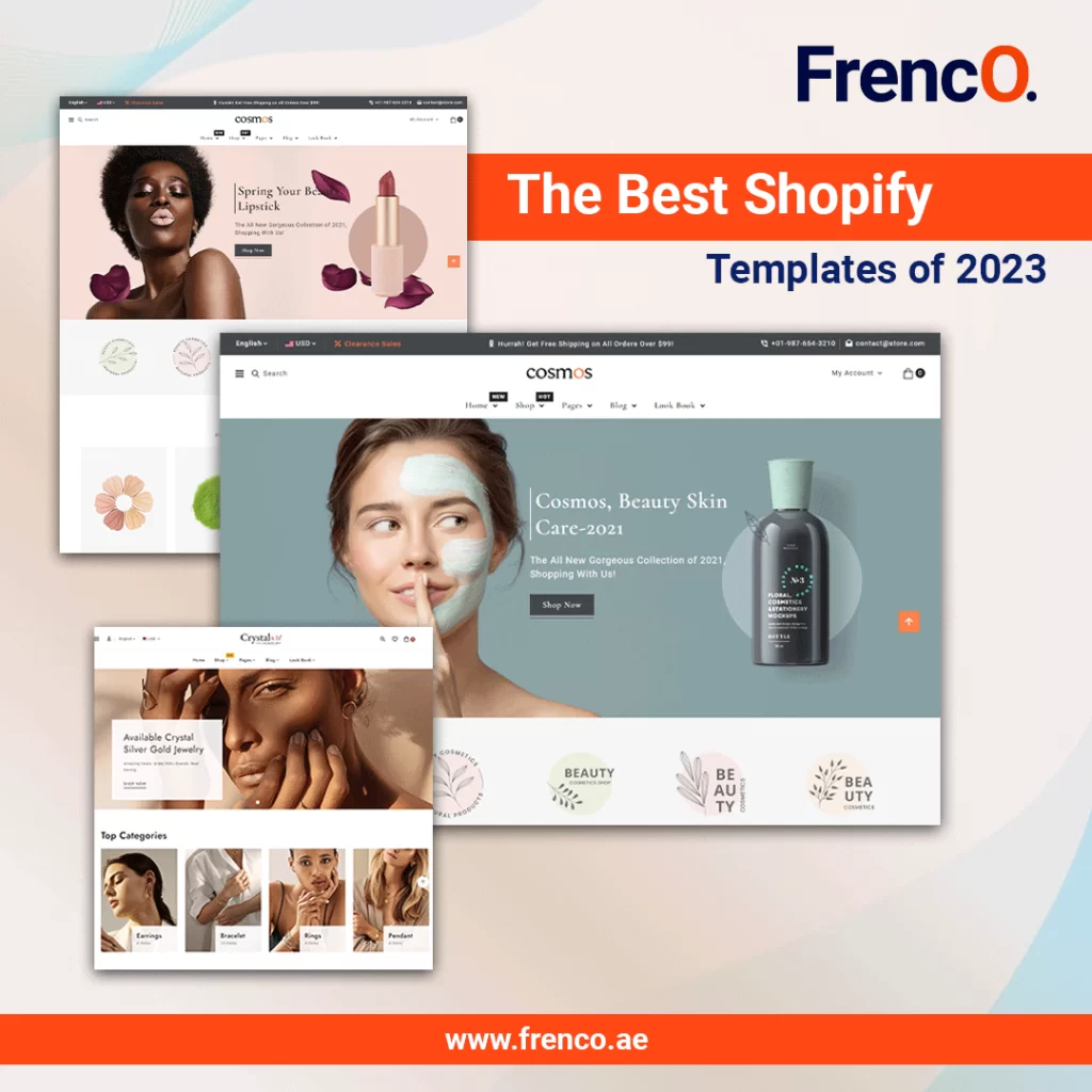 Shopify templates of 2023