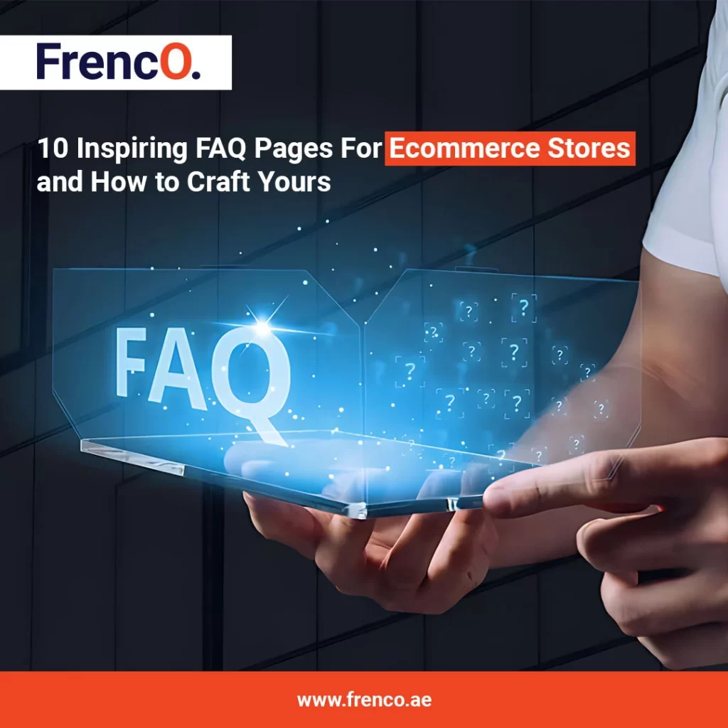 inspiring FAQ pages for ecommerce stores